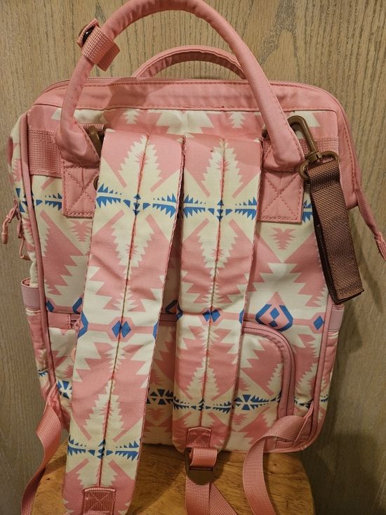 Wrangler Pink Aztec Callie Backpack main image 9